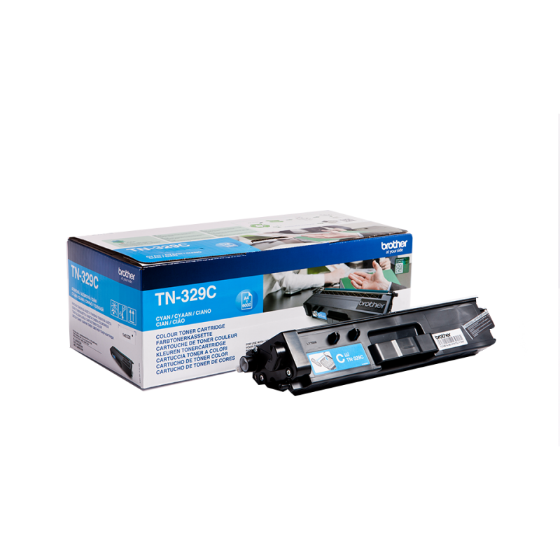 ORIGINAL TN329C BROTHER HLL8350CDW TONER CYAN