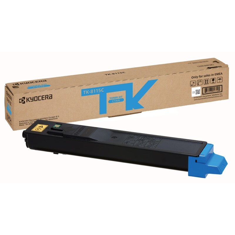 ORIGINAL TK8115C KYOCERA M8124CIDN TONER CYAN