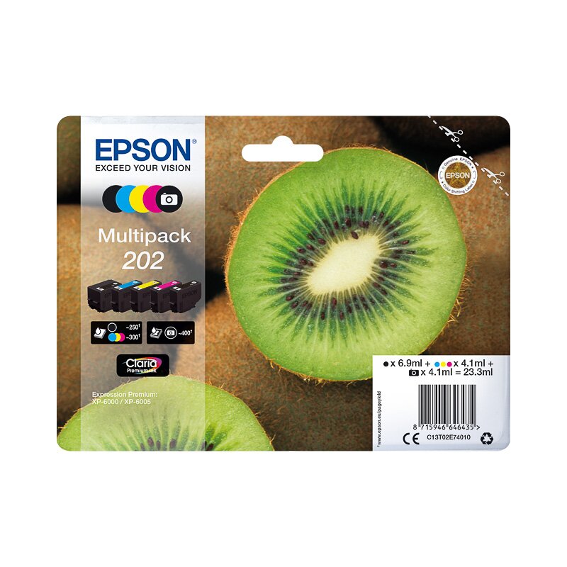 ORIGINAL C13T02E74010 EPSON XP6000 TINTE (5) ST