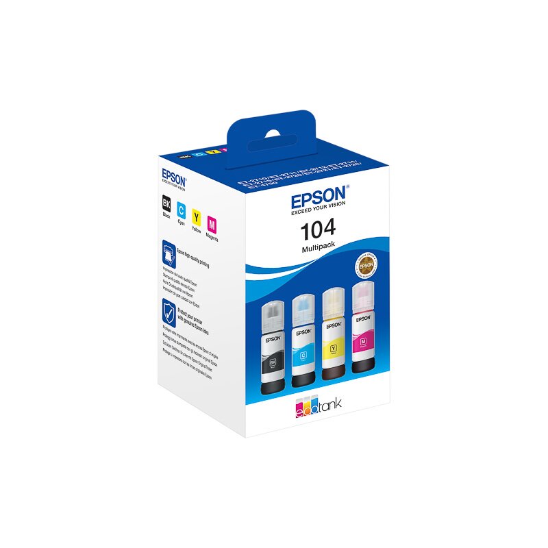 ORIGINAL C13T00P640 EPSON ET2710 TINTE (4) CMYK