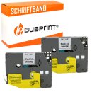 Bubprint 2x Schriftband kompatibel f&uuml;r Brother...