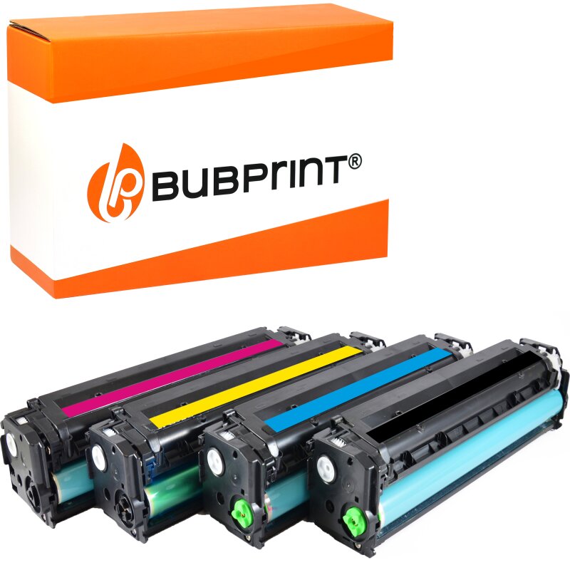 4er-Pack Bubprint Kompatibel Toner für HP 131A 131X für Laserjet Pro 200 Color MFP m276nw M276n M251n M251nw CF210X CF21