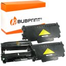 Bubprint 2x Toner und Bildtrommel kompatibel f&uuml;r...