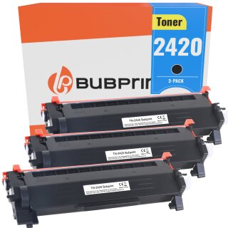  ejet Toner Cartridges Replacement for Brother TN2420 TN-2420  Compatible for Brother MFC-L2710DW HL-L2350DW DCP-L2530DW HL-L2370DN  DCP-L2510D HL-L2375DW HL-L2310D MFC-L2730DW L2550DN Printer (2 Black) :  Office Products